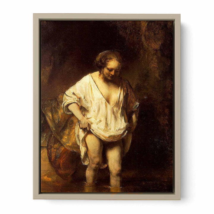 Hendrickje Bathing in a River 1654
 Painting