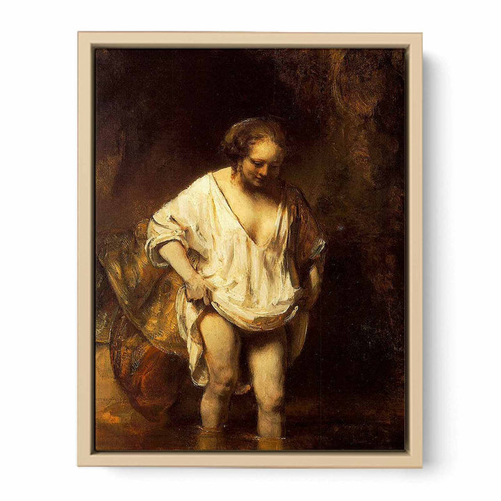 Hendrickje Bathing in a River 1654
 Painting