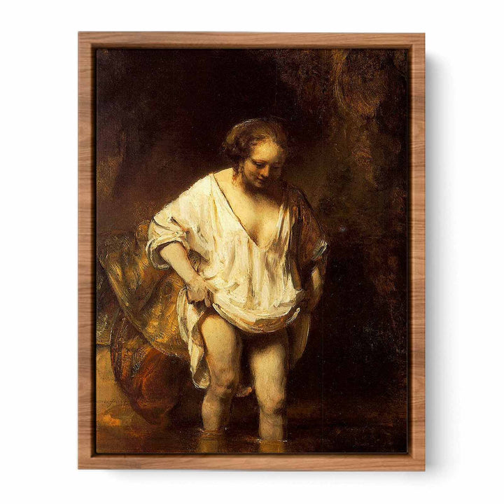 Hendrickje Bathing in a River 1654
 Painting