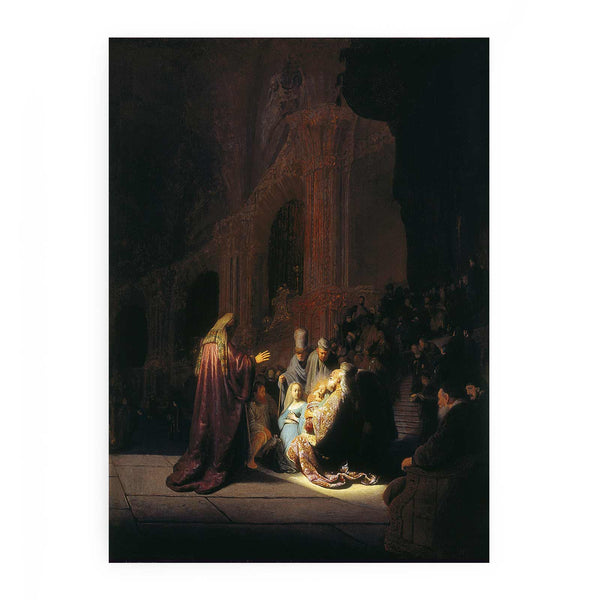 The Presentation of Jesus in the Temple Painting