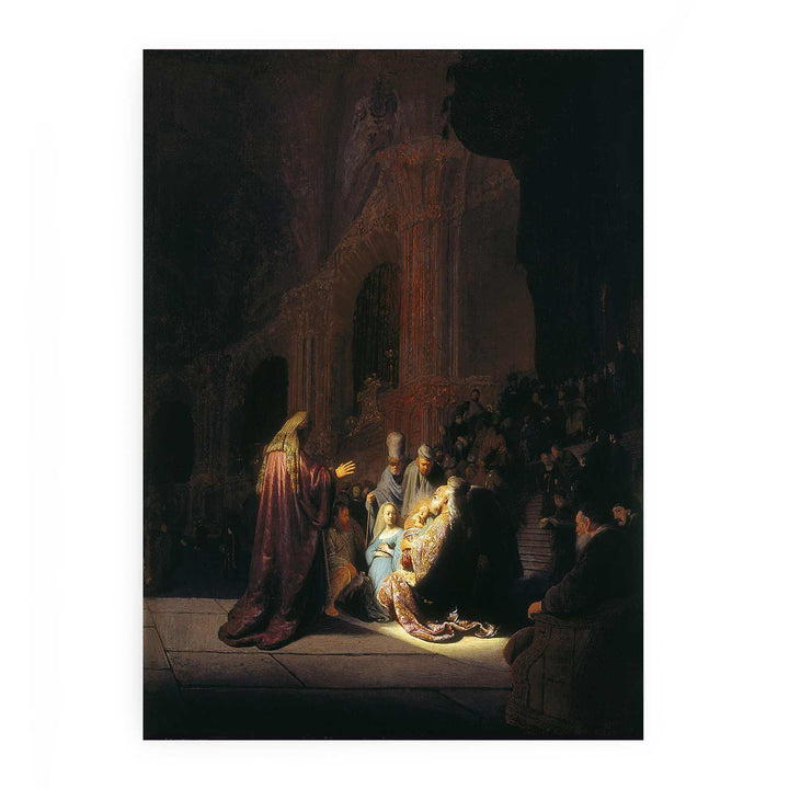 The Presentation of Jesus in the Temple Painting