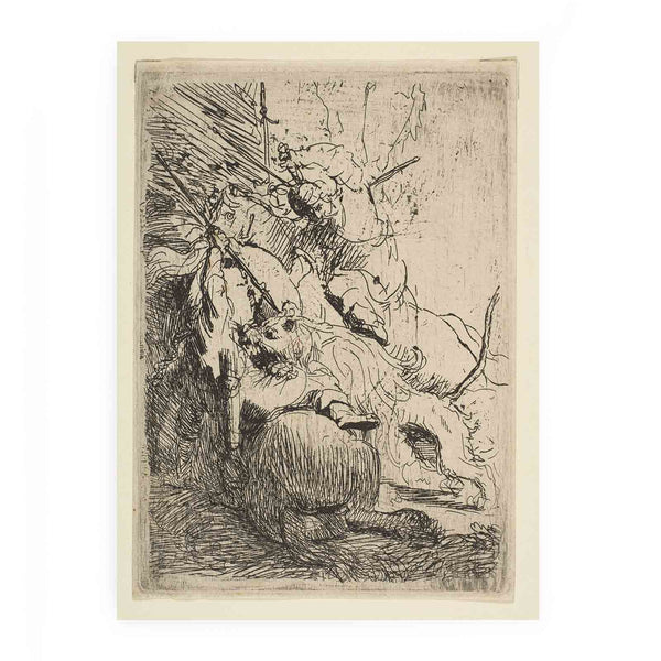 The Small Lion Hunt Painting