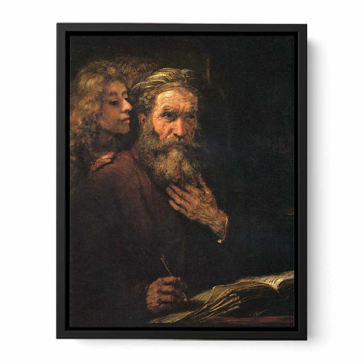 Evangelist Matthew and the Angel 1661 Painting