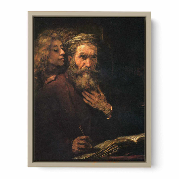 Evangelist Matthew and the Angel 1661 Painting