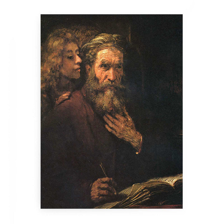 Evangelist Matthew and the Angel 1661 Painting
