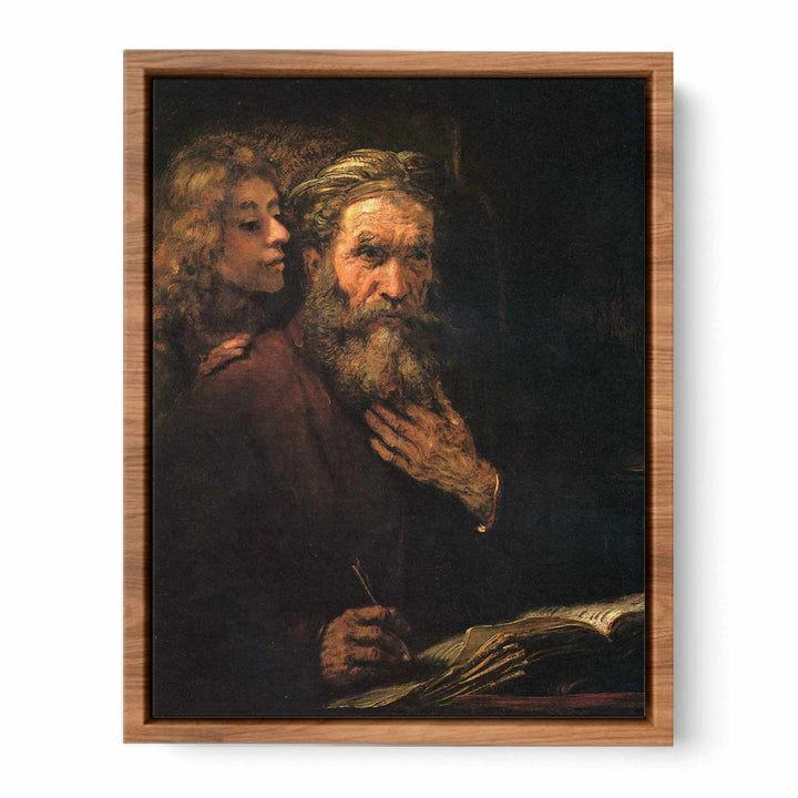 Evangelist Matthew and the Angel 1661 Painting