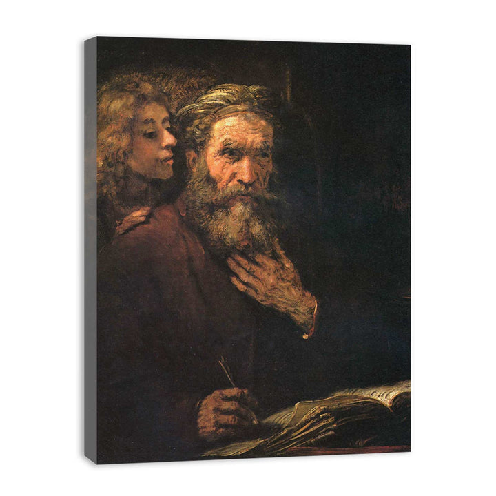 Evangelist Matthew and the Angel 1661 Painting