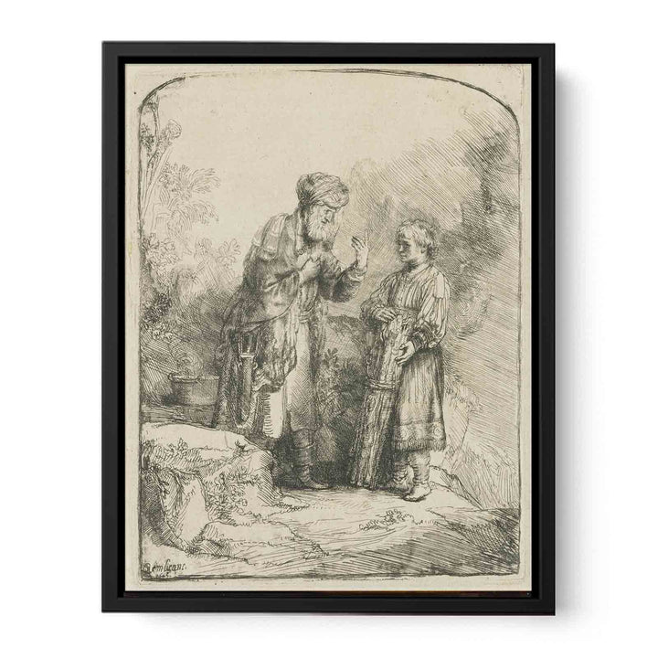 Abraham and Isaac Painting