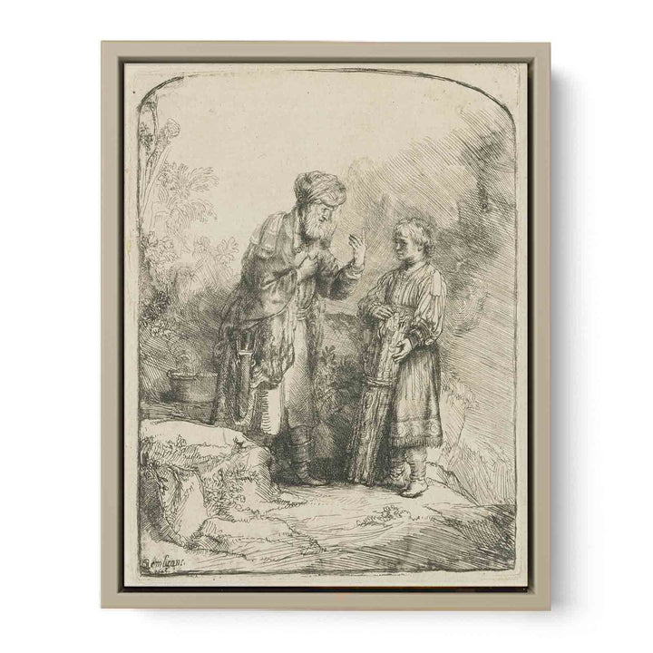 Abraham and Isaac Painting