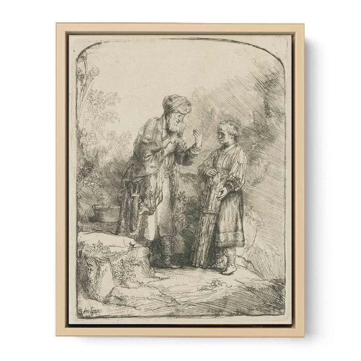 Abraham and Isaac Painting