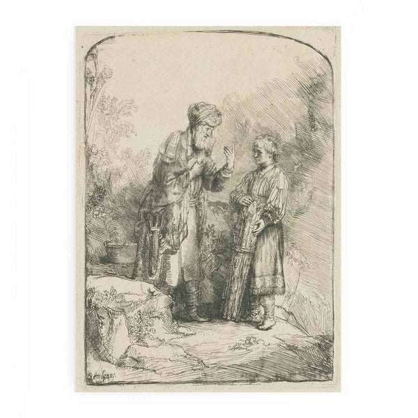 Abraham and Isaac Painting