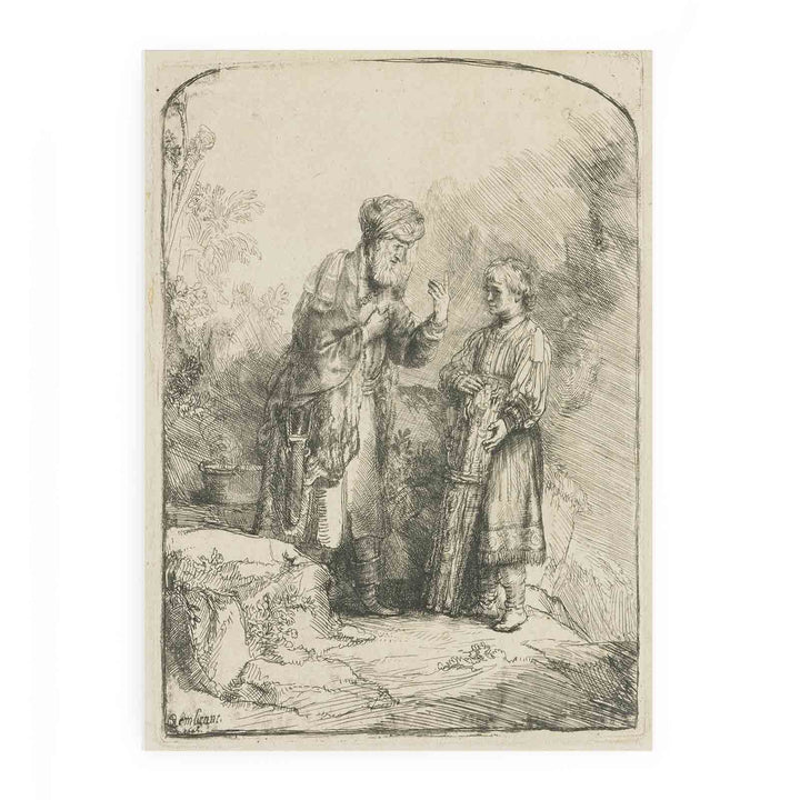 Abraham and Isaac Painting