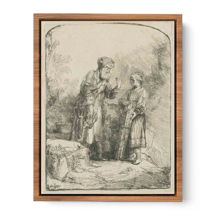 Abraham and Isaac Painting