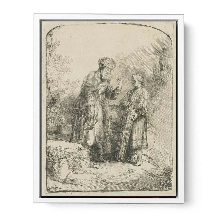 Abraham and Isaac Painting
