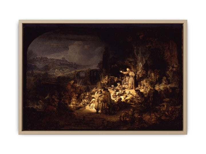 St. John The Baptist Preaching
 Painting