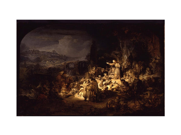 St. John The Baptist Preaching
 Painting