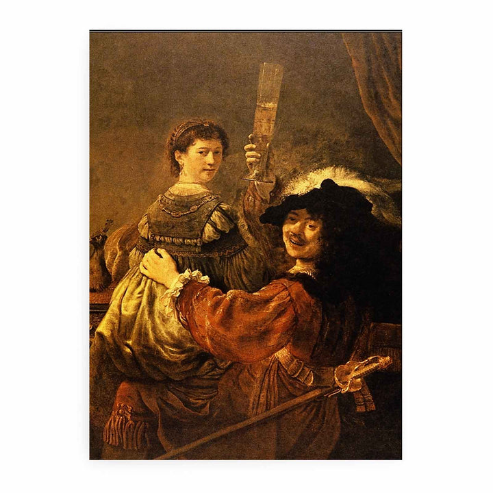 Self-portrait With Saskia (or The Prodigal Son With A Whore) Painting