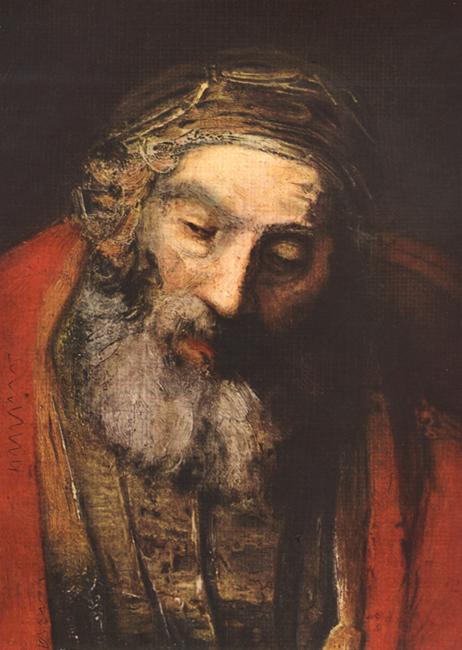 The Return of the Prodigal Son (detail -2) c. 1669 