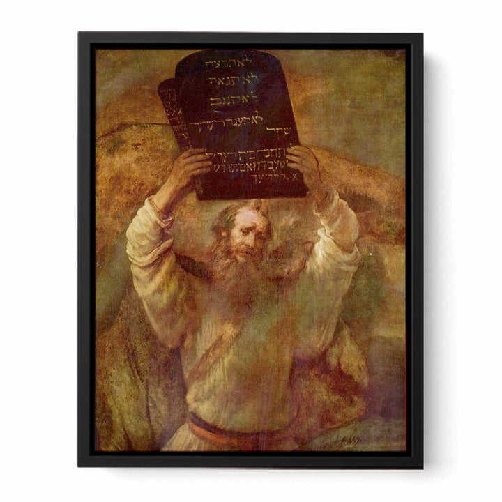 Moses Smashing the Tables of the Law Painting