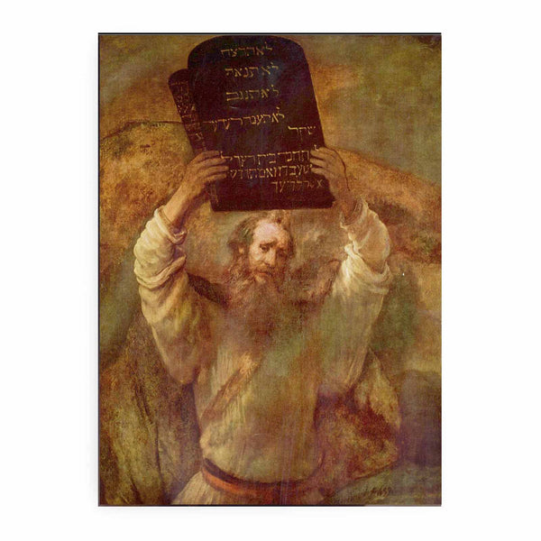 Moses Smashing the Tables of the Law Painting