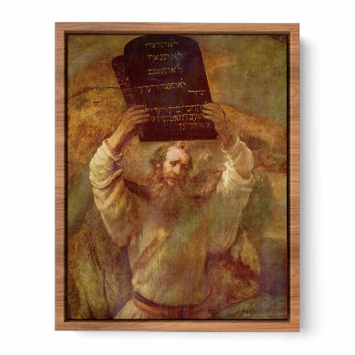 Moses Smashing the Tables of the Law Painting