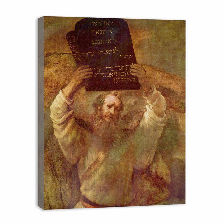 Moses Smashing the Tables of the Law Painting