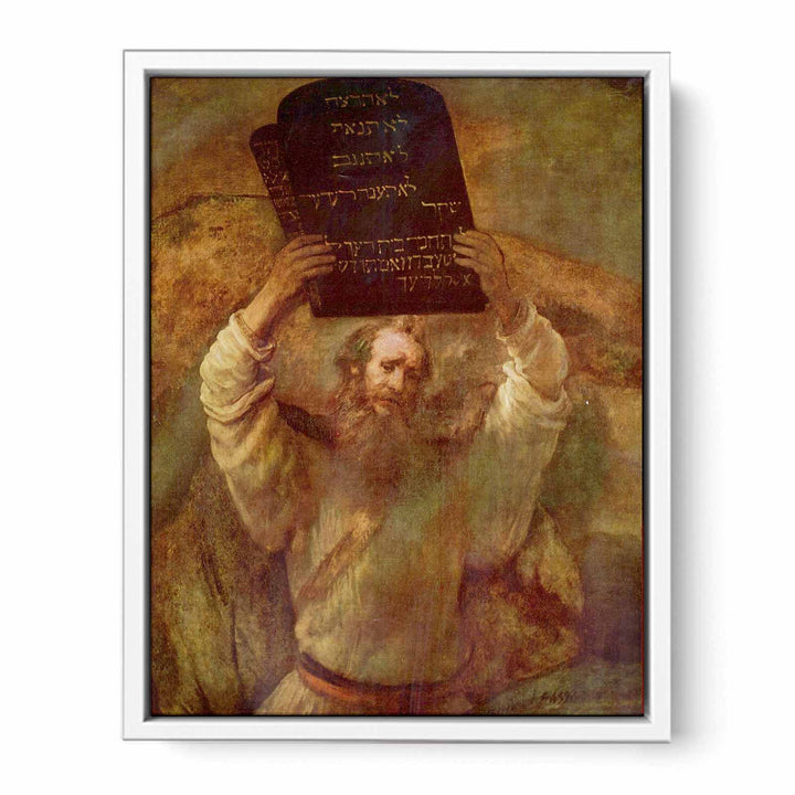 Moses Smashing the Tables of the Law Painting