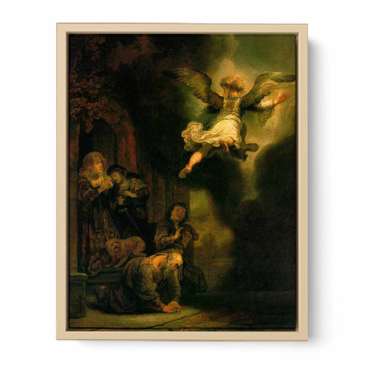 The Archangel Leaving the Family of Tobias 1637
 Painting