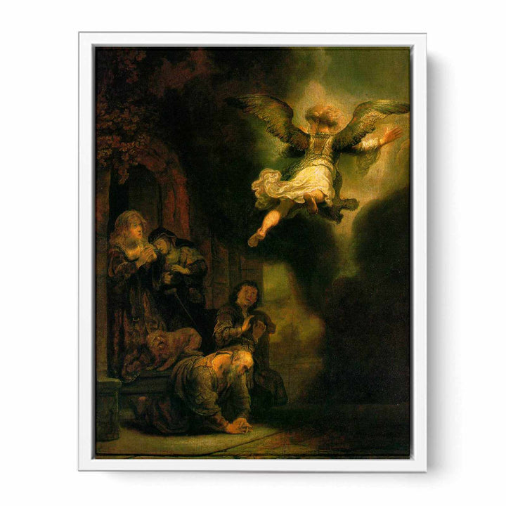 The Archangel Leaving the Family of Tobias 1637
 Painting