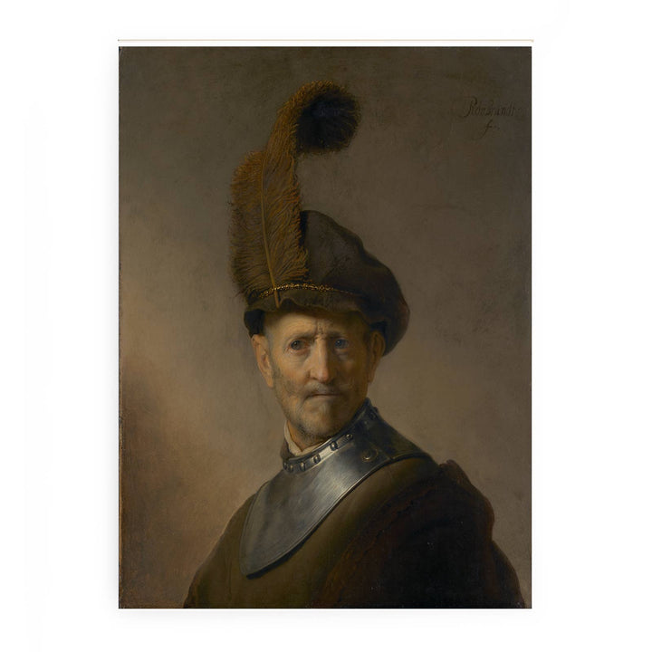 An Old Man in Military Costume
 Painting