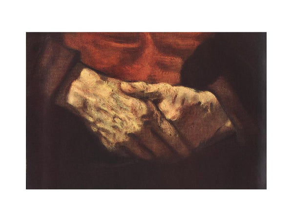 Portrait of an Old Man in Red (detail -2) 1652-54
 Painting