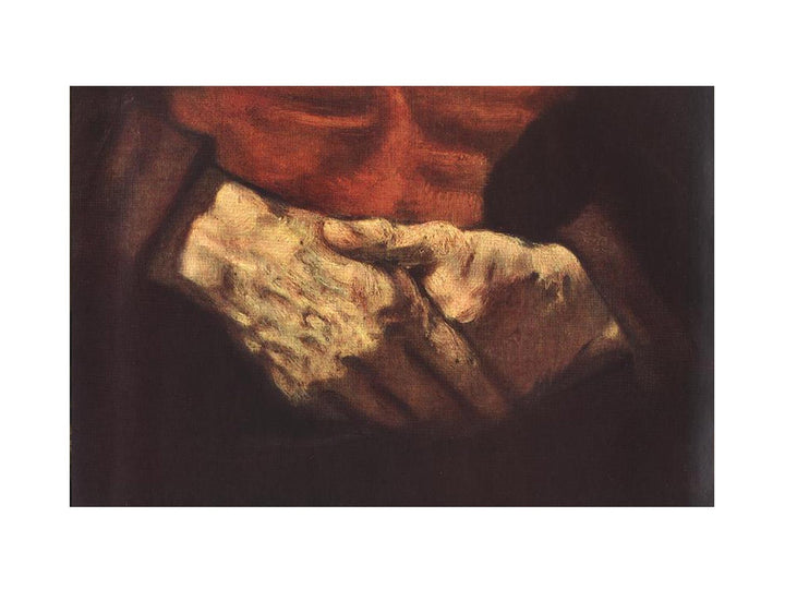Portrait of an Old Man in Red (detail -2) 1652-54
 Painting