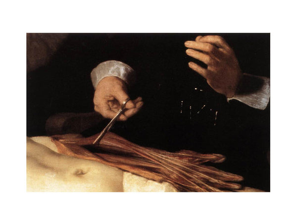 The Anatomy Lecture of Dr. Nicolaes Tulp (detail) 1632
 Painting