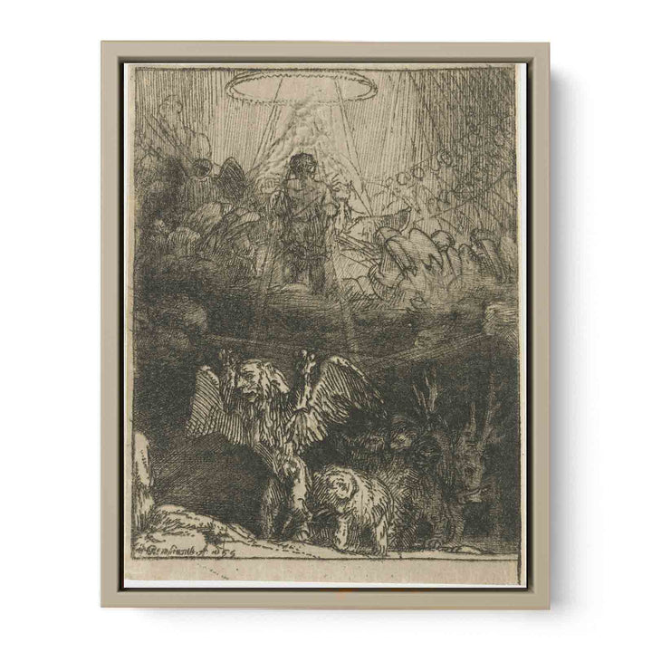 Daniel's Vision of the Four Beasts, from Four Illustrations to a Spanish Book Painting