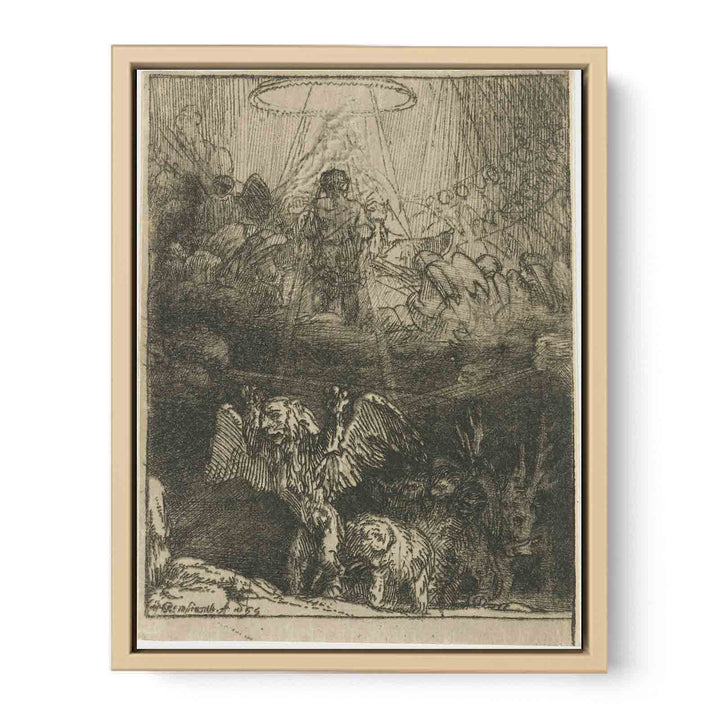Daniel's Vision of the Four Beasts, from Four Illustrations to a Spanish Book Painting