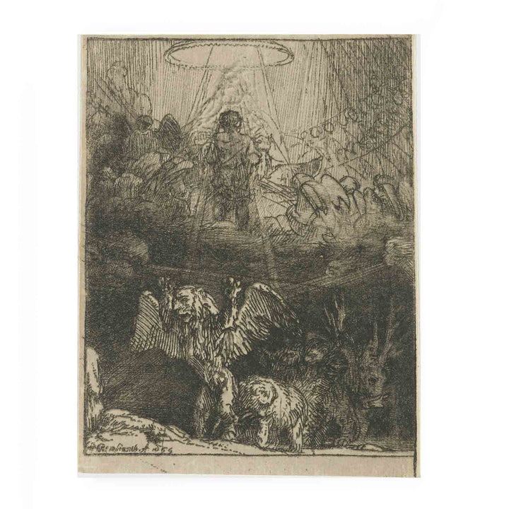 Daniel's Vision of the Four Beasts, from Four Illustrations to a Spanish Book Painting