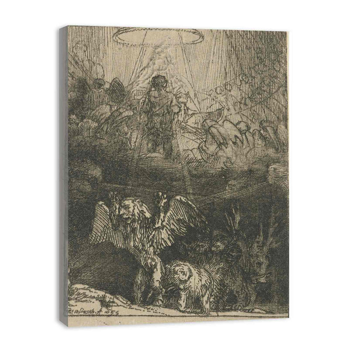 Daniel's Vision of the Four Beasts, from Four Illustrations to a Spanish Book Painting