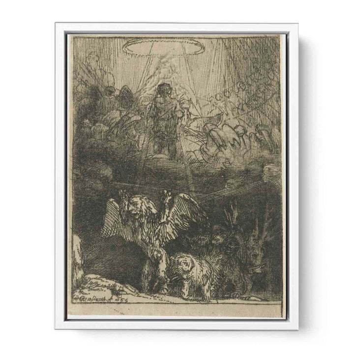 Daniel's Vision of the Four Beasts, from Four Illustrations to a Spanish Book Painting