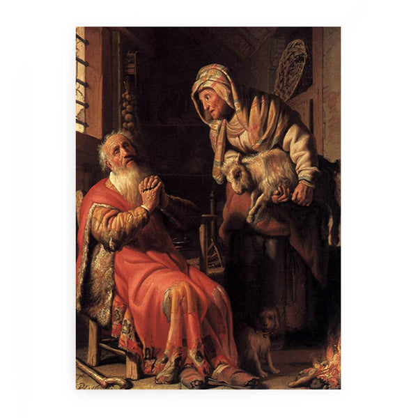 Anna Accused by Tobit of Stealing the Kid
 Painting