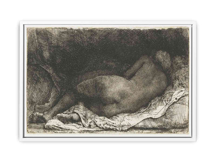 A Negress lying down
 Painting