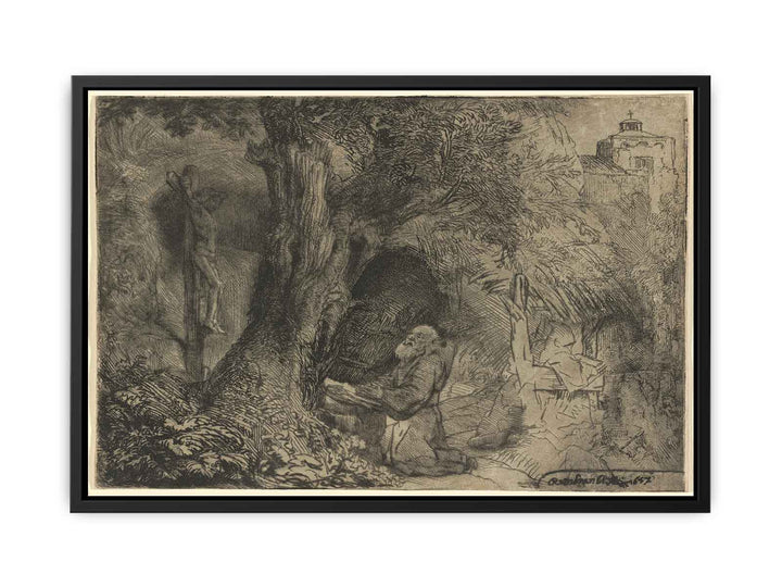 Saint Francis beneath a Tree praying
 Painting