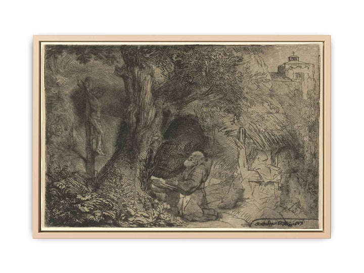 Saint Francis beneath a Tree praying
 Painting