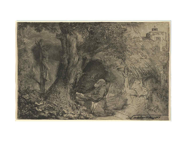 Saint Francis beneath a Tree praying
 Painting