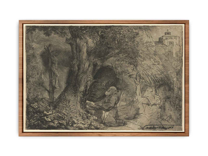 Saint Francis beneath a Tree praying
 Painting