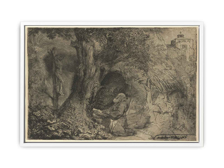 Saint Francis beneath a Tree praying
 Painting