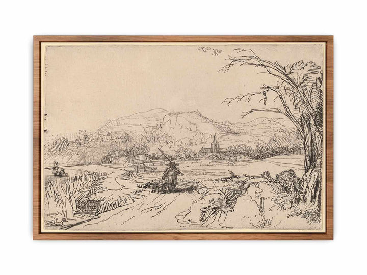 Landscape with Sportsman and Dog
 Painting
