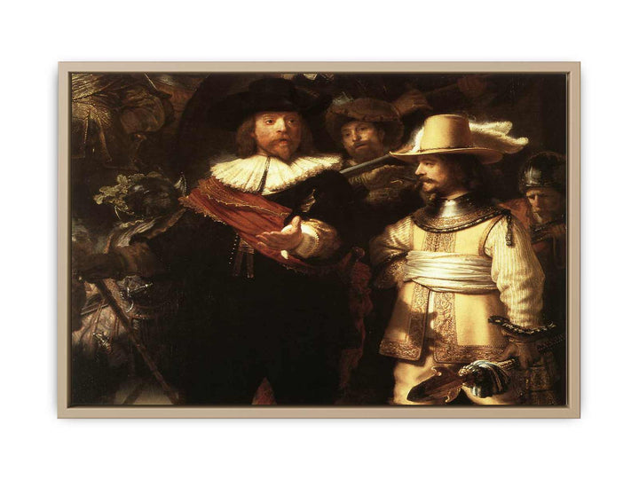 The Nightwatch (detail-1) 1642 Painting