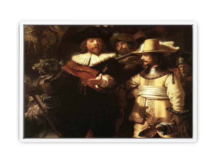 The Nightwatch (detail-1) 1642 Painting