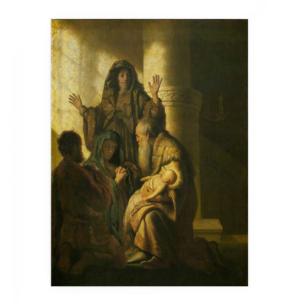 Simeon and Anna Recognize the Lord in Jesus
 Painting