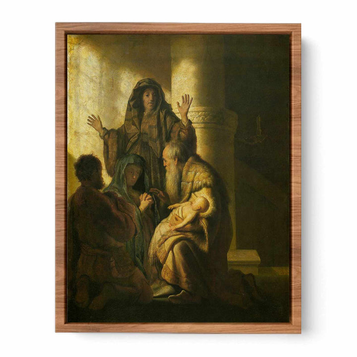 Simeon and Anna Recognize the Lord in Jesus
 Painting